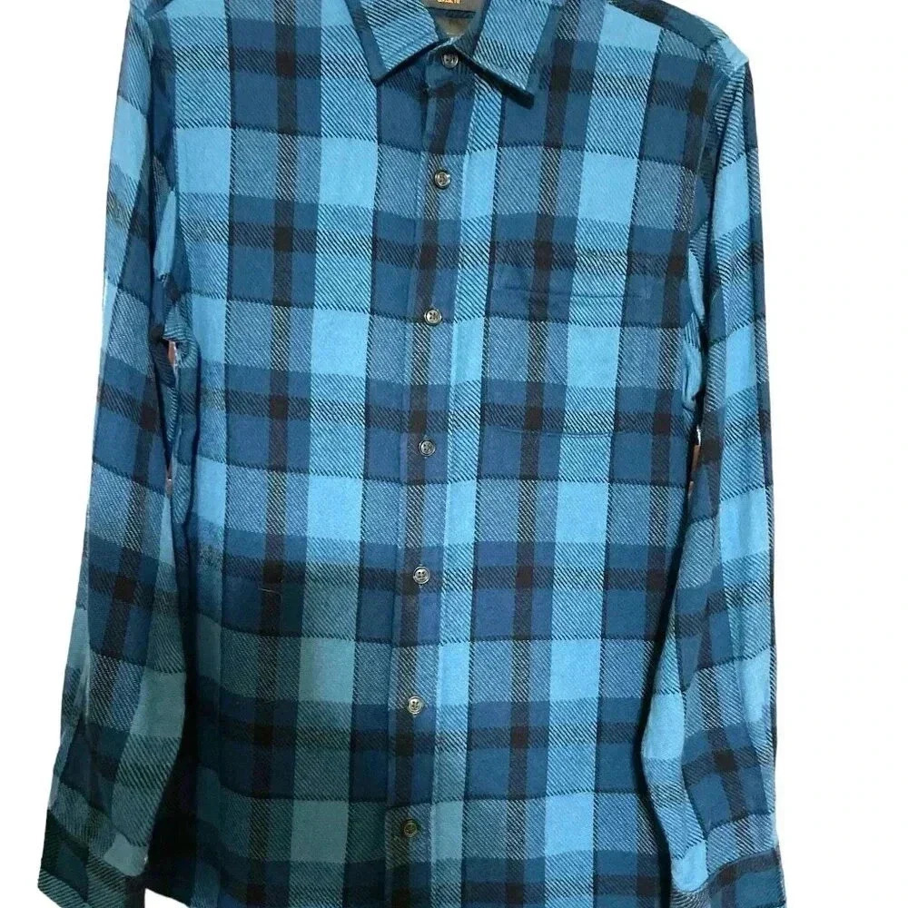 REDMOND PLAID STRETCH FLANNEL SHIRT Men’s Size Small